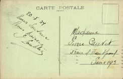 VINTAGE POSTCARD Palate De Fontainebleau the Floor