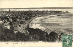VINTAGE POSTCARD Le Havre Panoramic View