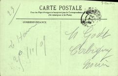 VINTAGE POSTCARD Le Havre the Frontage of the Stock Exchange