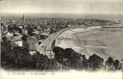 VINTAGE POSTCARD Le Havre Panoramic View