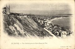 VINTAGE POSTCARD Le Havre View Taken of Notre Dame of the Floods