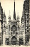 VINTAGE POSTCARD Cathedral Of Rouen Frontage