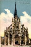 VINTAGE POSTCARD Rouen Church St Maclou