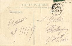 VINTAGE POSTCARD Rouen Bourgtheroulde Hotel