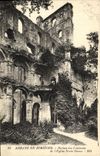 VINTAGE POSTCARD Abbey De Jumieges Ruins Of Side of L Notre Dame church