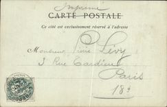 VINTAGE POSTCARD the Pier one Day Of Storm