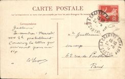 VINTAGE POSTCARD Forging mills Water Thermal spa