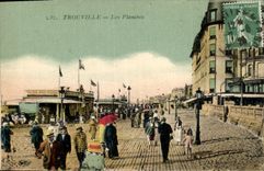 Tableros de Trouville de la POSTAL de la VENDIMIA