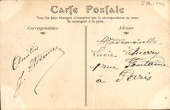 VINTAGE POSTCARD Trouville On Mer Passge of the Vat has Low Mer