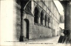 VINTAGE POSTCARD Varengeville On Sea Manor D Ango Bicycle