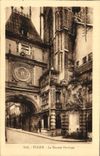VINTAGE POSTCARD Rouen the Large Clock