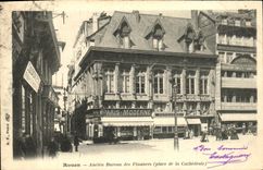 VINTAGE POSTCARD Rouen Ancien Office Of finances Places cathedral