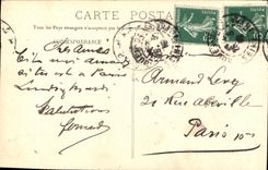 VINTAGE POSTCARD Rouen Bourgtheroulde Hotel