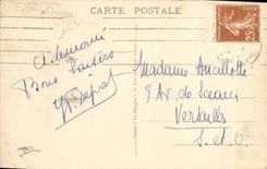 VINTAGE POSTCARD Rouen Quay Of Paris Boats