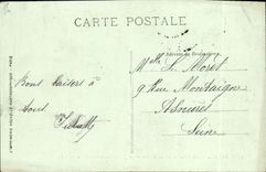 VINTAGE POSTCARD Rouen Good Help the Monument of Jeanne D Arc and the Seine