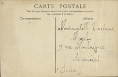 VINTAGE POSTCARD Rouen View Taken of Bonsecours