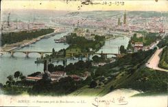 VINTAGE POSTCARD Rouen Panorama Taken of Bonsecours