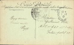 VINTAGE POSTCARD Rouen the Bridge Crow