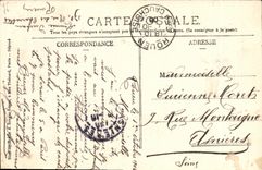 VINTAGE POSTCARD Rouen Rules of Napoleon 1st