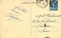 VINTAGE POSTCARD Rouen Law courts