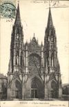 VINTAGE POSTCARD Rouen L Church Holy Ouen