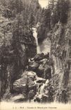 VINTAGE POSTCARD Cascade De Berard Close Valorcine