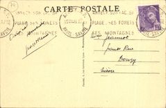 VINTAGE POSTCARD Duingt the Lake and Parmelan