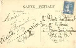 El benedictino de la POSTAL de la VENDIMIA tiene honor de Fecamp Cour D