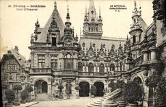 Honor benedictino de la corte D de Fecamp de la POSTAL de la VENDIMIA