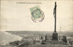VINTAGE POSTCARD Treport Martyrdom On Cliff