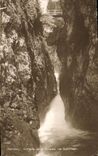 VINTAGE POSTCARD Servoz Falls of Diosaz bellows