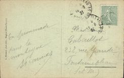 VINTAGE POSTCARD Servoz Gorges of Diosan Cascades of the Bellows Not terminus