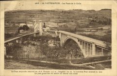 VINTAGE POSTCARD High Savoy Bridges of Ruail