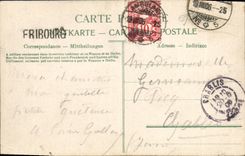 VINTAGE POSTCARD Boat of Leman Boat