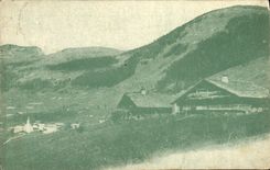 VINTAGE POSTCARD Chatel Country cottages in the Mountain