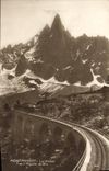CPA Montanvert Le Vaduc et l Aiguille du Dru Train