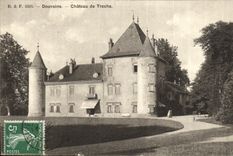 VINTAGE POSTCARD Douvaine Castle of Troche