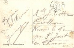 VINTAGE POSTCARD Douvaine Castle of Troche