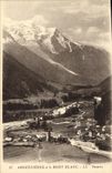 VINTAGE POSTCARD Argentieres and Mont Blanc