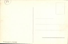 VINTAGE POSTCARD Thonon View Train station and the College Train