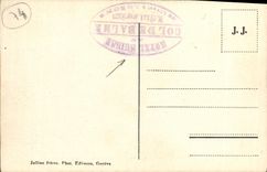 VINTAGE POSTCARD Col of Balme L Switches Green and Mont Blanc