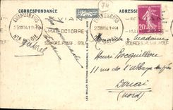 VINTAGE POSTCARD Evian Les Bains the Beach and the Lake