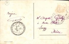 VINTAGE POSTCARD Evian Les Bains the Port and the Eviana Yacht