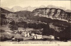 VINTAGE POSTCARD Holy Jean De Sixt View and the Chain of Aravis