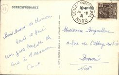 Bulevar de Thonon de la POSTAL de la VENDIMIA de la cornisa y del lago Leman