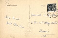 VINTAGE POSTCARD Thonon Les Bains Falls of the Bridge of the Devil