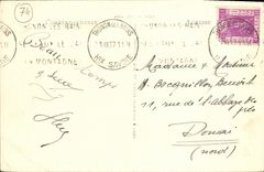 VINTAGE POSTCARD Thonon Les Bains the Bank District