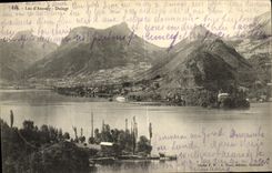 VINTAGE POSTCARD Lake D Annecy Duingt