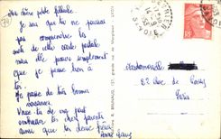 VINTAGE POSTCARD Veyrier of the Lake and Perspective D Annecy