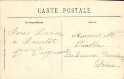 VINTAGE POSTCARD Palate of Fontainebleau Reception room of the Queens Mothers